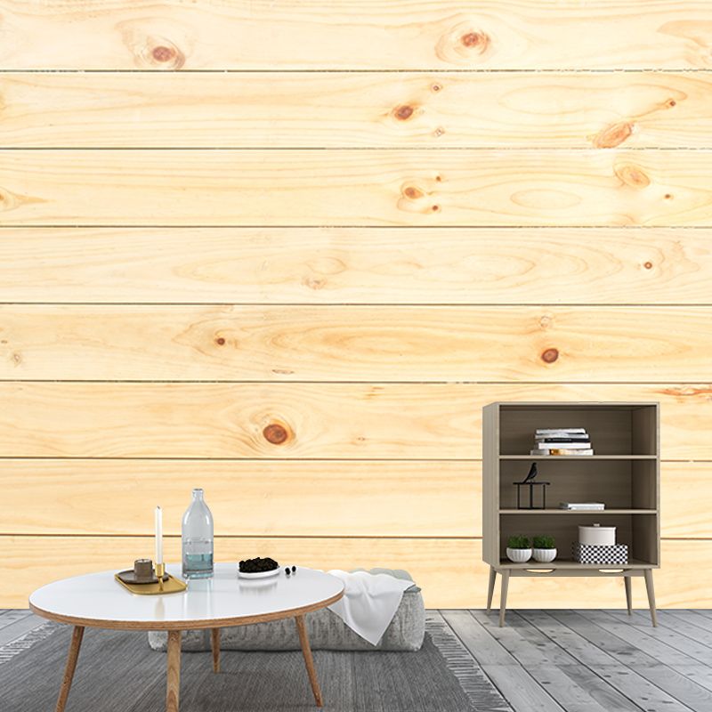 Wall Paper Murals Industrial Wood Grain for Bedroom, Personalized Size Available