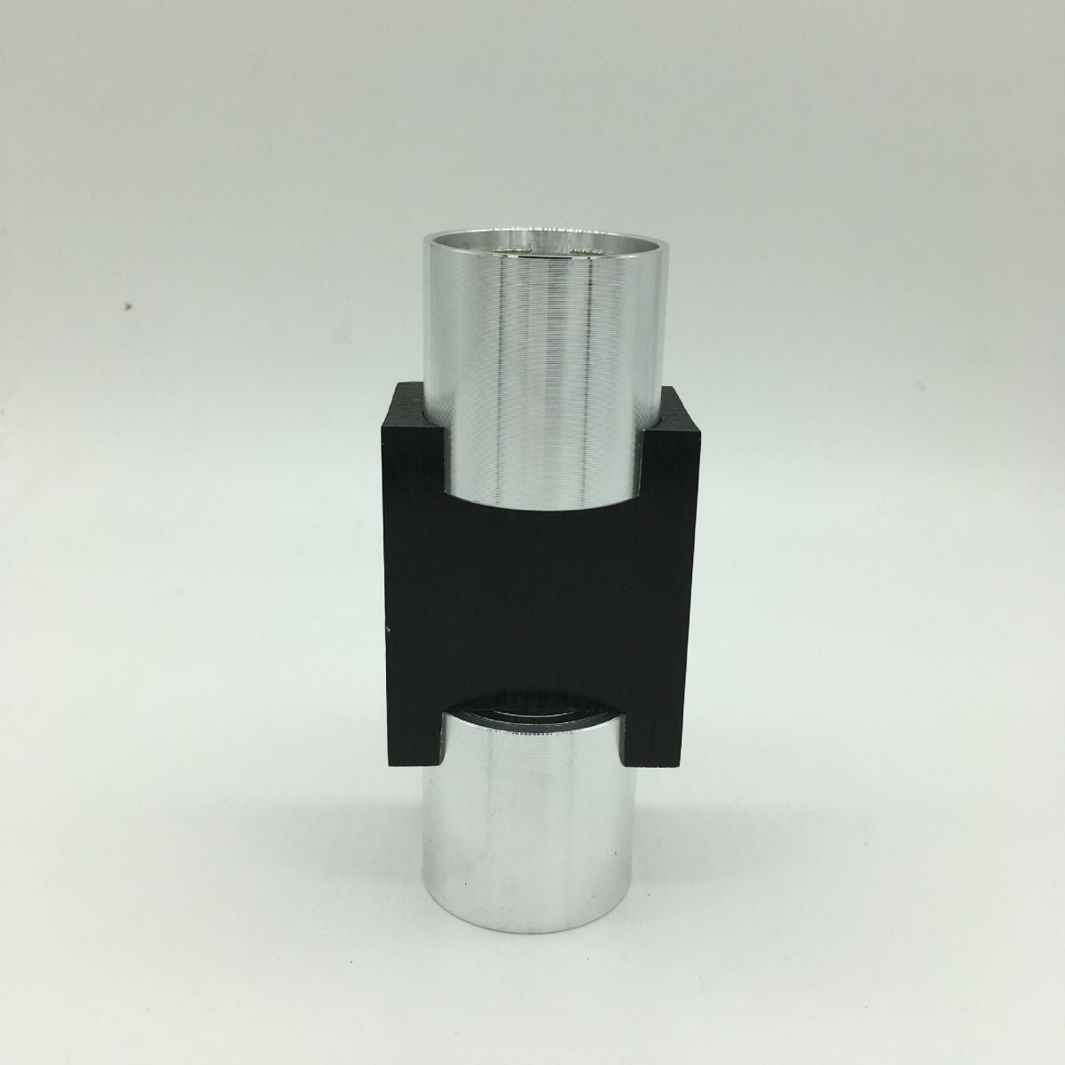 Half Cylinder Shade Wall Lighting Modern Style Metal 2 Lights Sconce Lamp in Chrome