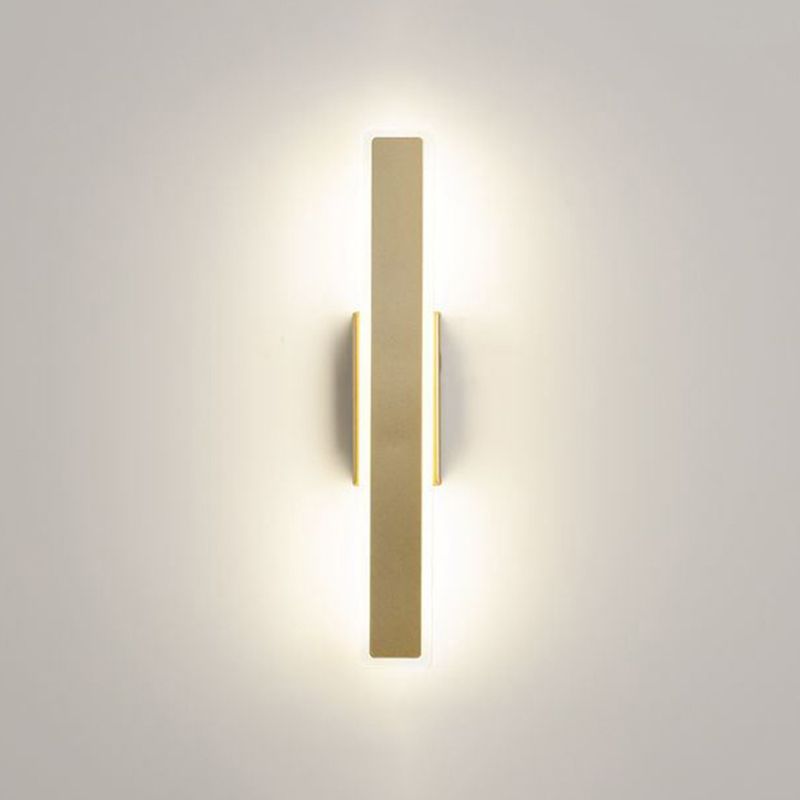Fun a parete rettangolare per la parete della camera da letto Simplicità a parete LED Apparecchio di illuminazione montata