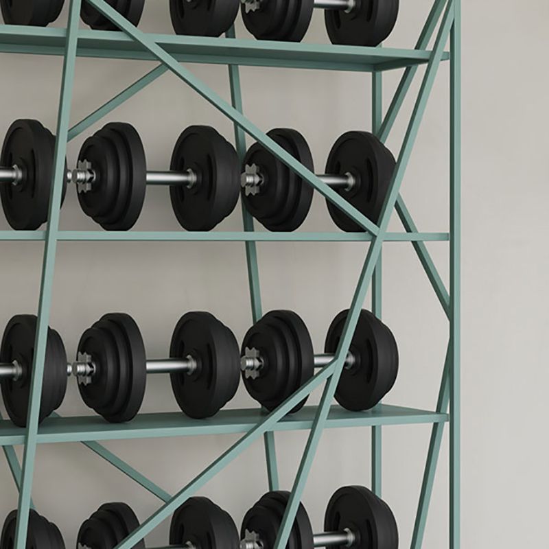 Metal Etagere Bookshelf Scandinavian Open Back Bookcase with Shelves