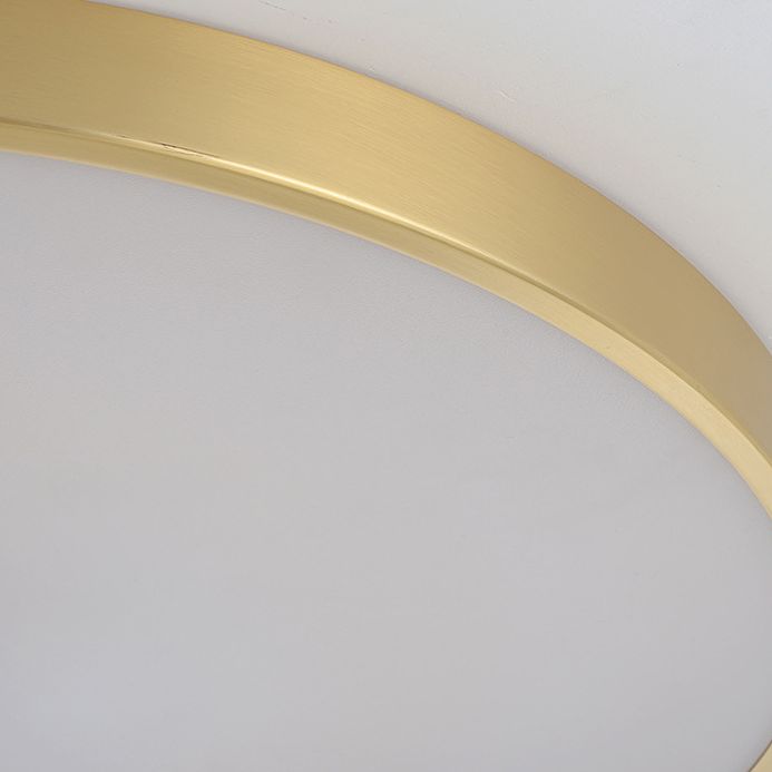 Gouden Ronde Minimalisme LED Plafond Licht Messing Moderne Stijl Woonkamer Verlichting Fixture