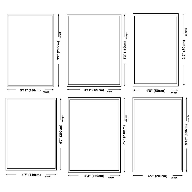 Modern Abstract Ink Painting Rug Individuality Trendy Polyester Carpet Anti-Slip Backing Carpet for Home Decoration