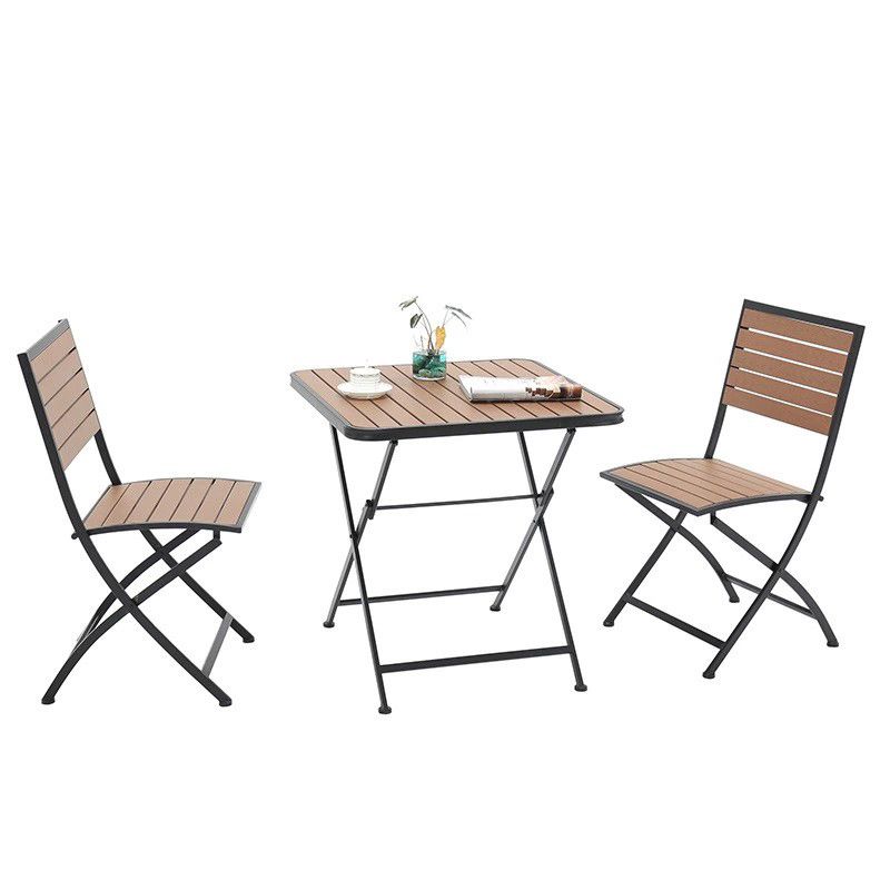 Metal Patio Dining Chair Modern Armless Outdoors Dining Chairs