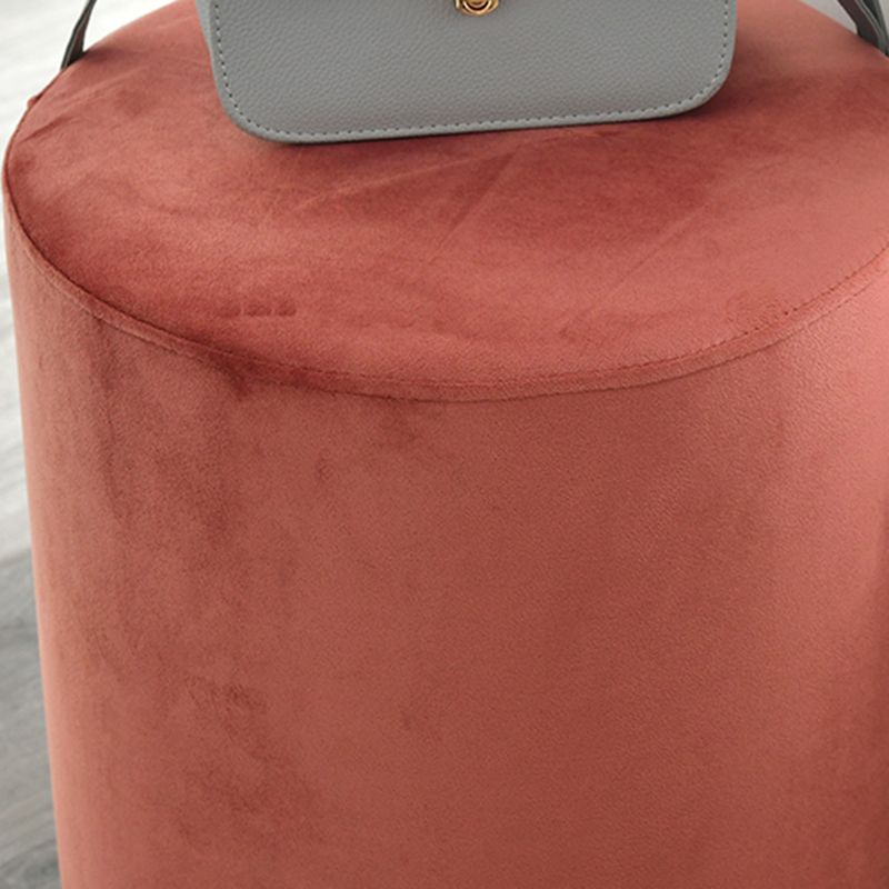 Modern Scratch Resistant Standard Round Velvet Indoor Standard