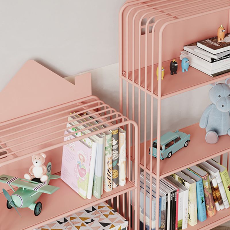 11" Wide Contemporary Shelf Metal Open Shelves Included Bookcase