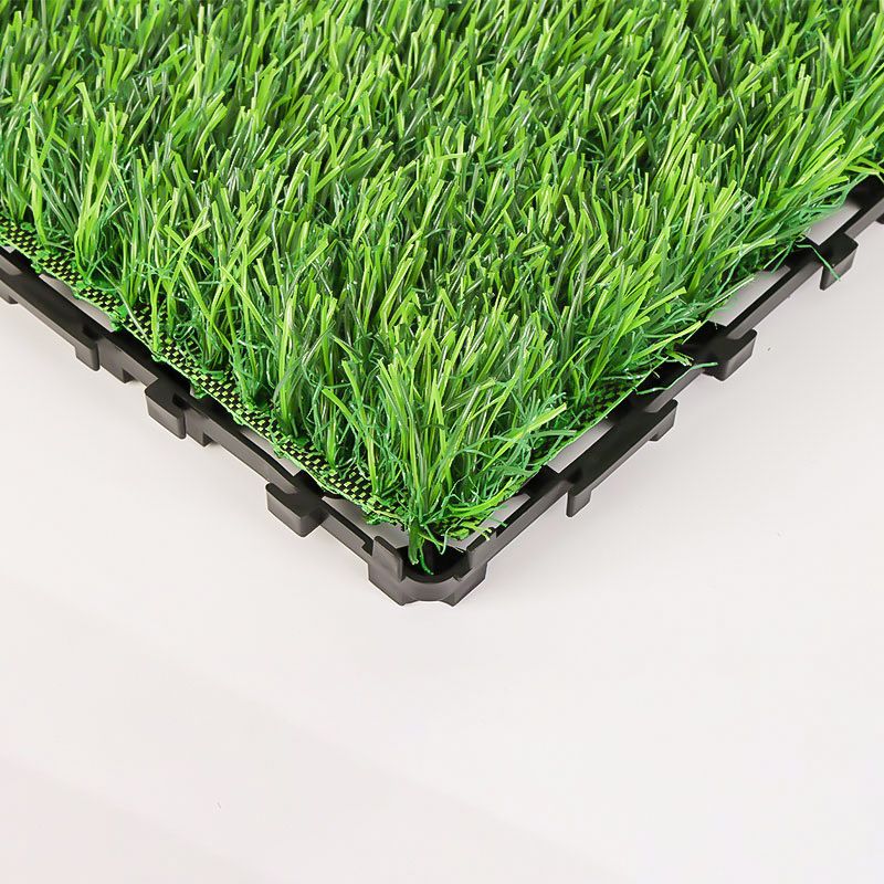 Outdoor Deck Tiles Striped Detail Composite Snapping Wooden Deck Tiles