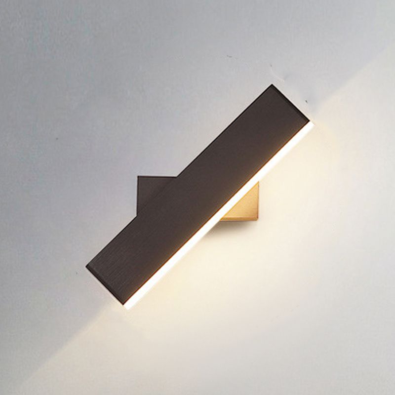 Modern Style LED Wall Lamp Minimalist Rotatable Wall Light Sconce for Bedroom
