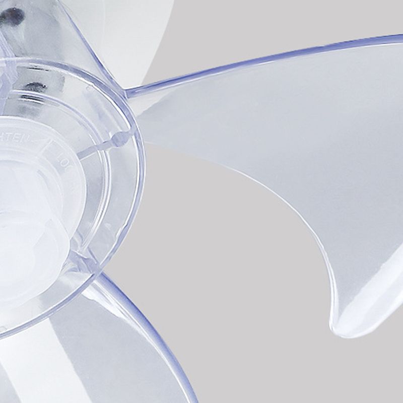 Kids Lovely LED Ceiling Fans Wrought Iron Circular Ceiling Fan Light with Acrylic Shade