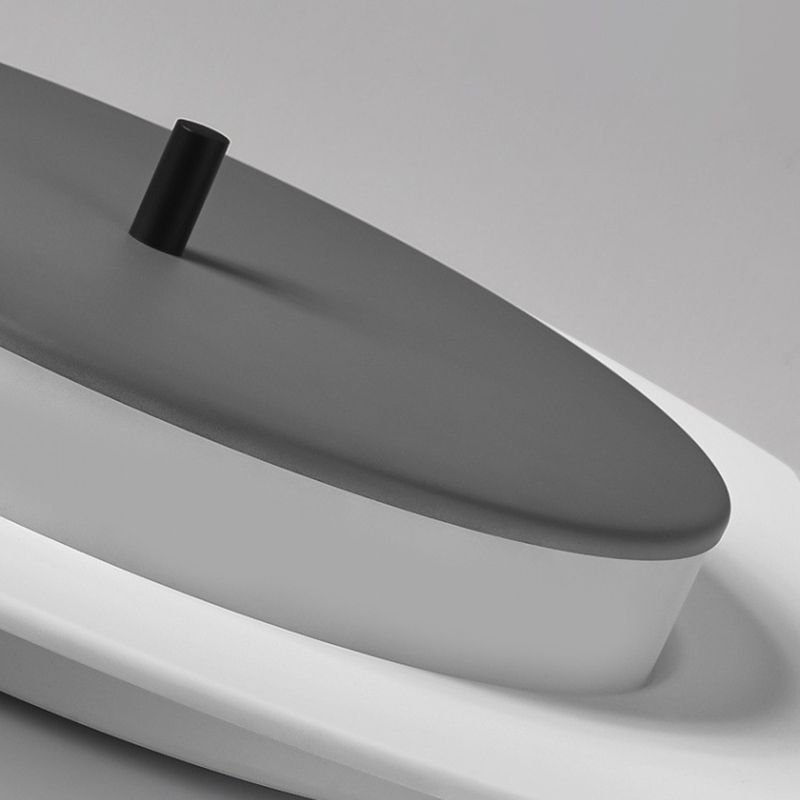 Plafonnier LED rond en acrylique de style moderne – encastré en aluminium macaron pour chambre à coucher