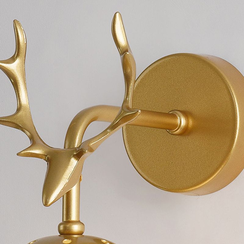 Glass Globe Sconce Light Modern 1-Light Sconce Light Fixture