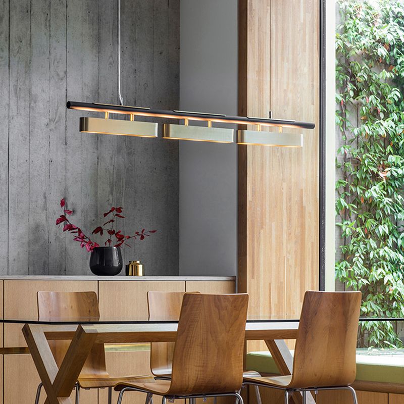 Modern Gold Shade Chandelier Lamp Metal Ceiling Pendant Light for Kitchen