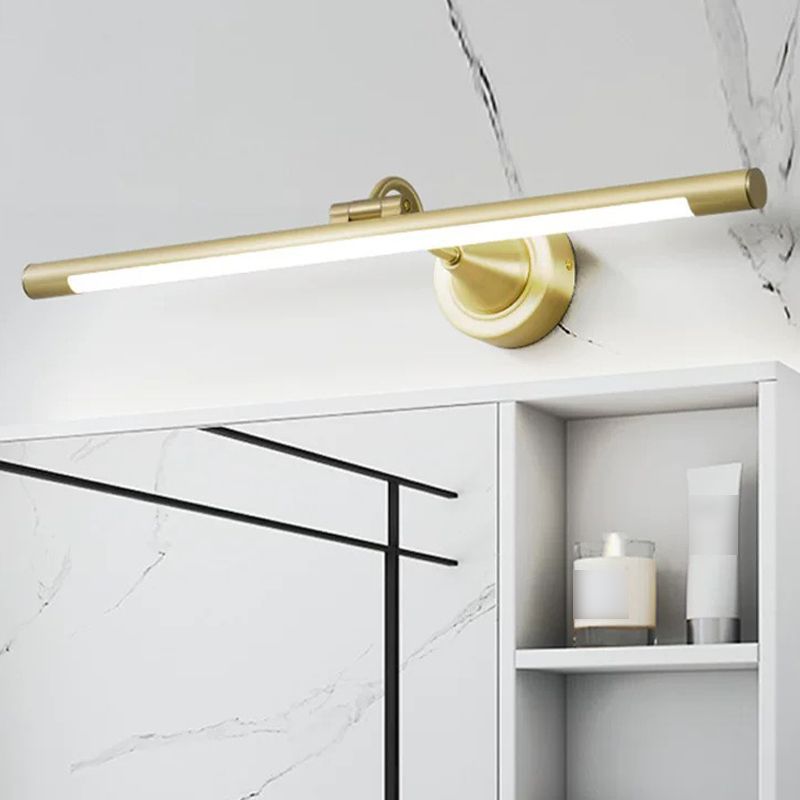 In stile postmoderno a forma lineare wall doconce metallo 1 luce sconce per bagno