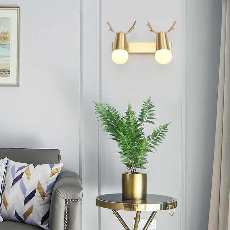 Moderne witte glazen wandwand