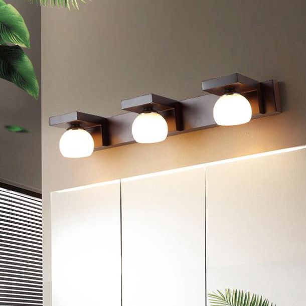 Cubic Vanity Light Modern Minimalist Style Wood Vanity Lamp