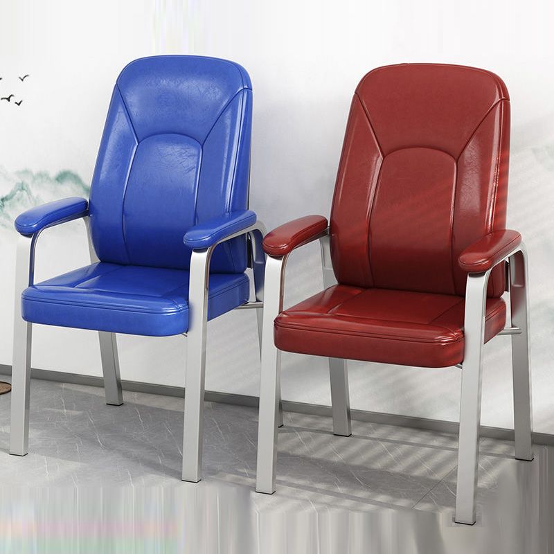 High Back Office Chair Fixed Armchair with Sponge/Latex Seat