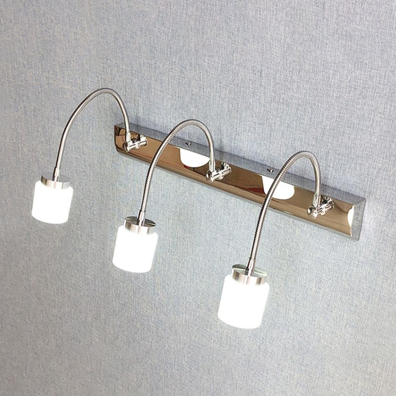Modern Style Geometric Vanity Wall Lights Metal Multi Lights Vanity Mirror Lights