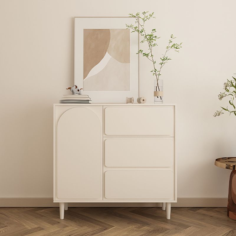 Modernism Horizontal Combo Dresser White Dresser with Storage for Home