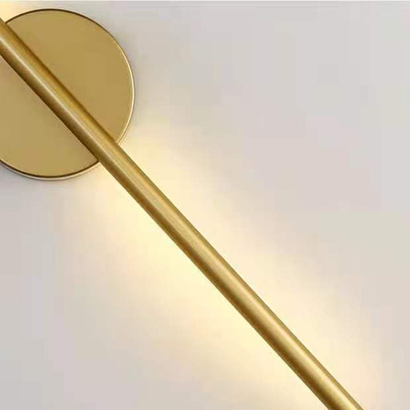 Metal Linear Wall Sconces Contemporary Style 1 Light Wall Light Fixture