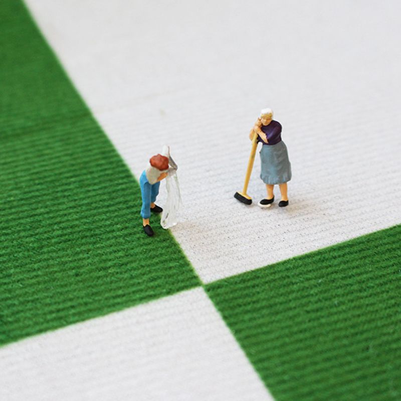 Pink Color Block Area Rug Polyester Modern Indoor Rug Washable Rug for Living Room