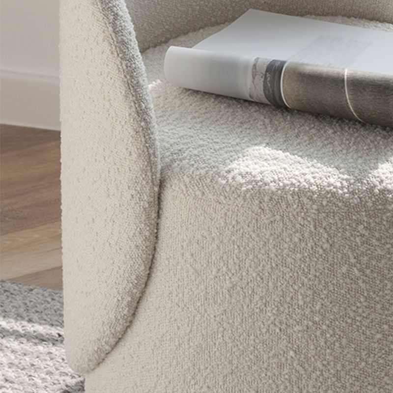 Nordic Fabric/ Leather Tight Back Chair Solid Color Accent Chair