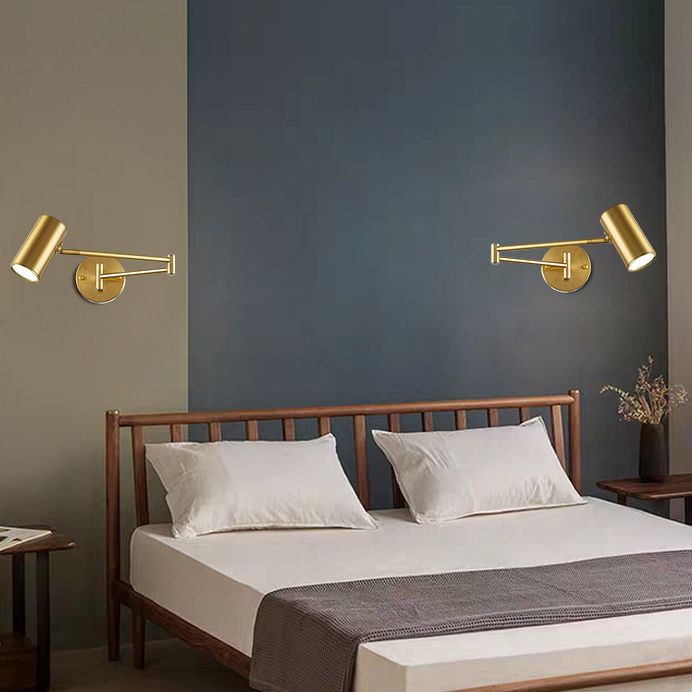 Swing Arm Wall Mounted Lamp Postmodern Simplicity Acrylic Wall Sconce for Living Room