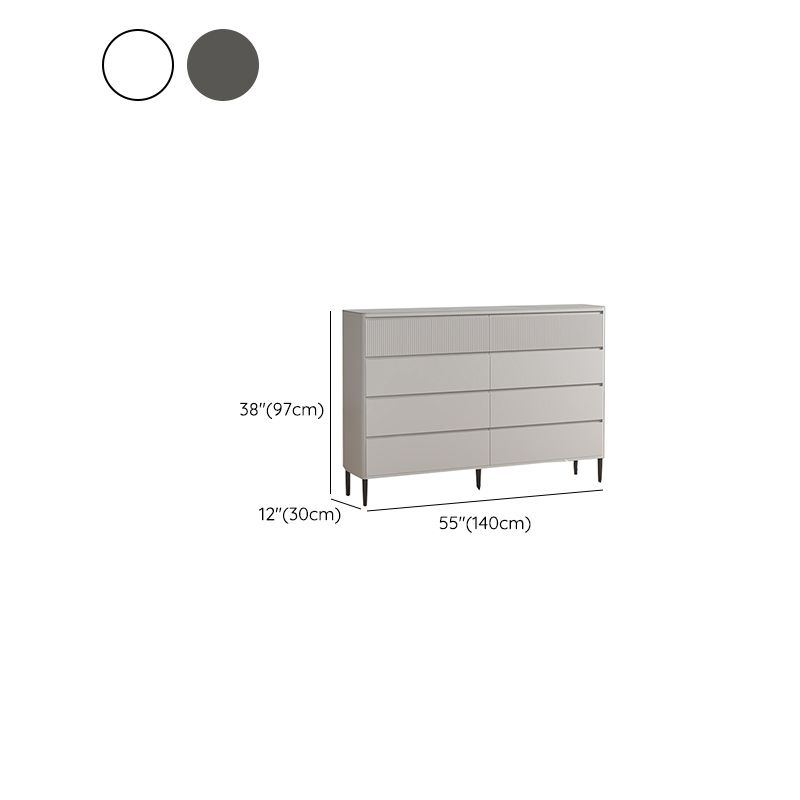 Classic Glam Storage Chest Stone Storage Chest Dresser with 5/6/8 Drawers