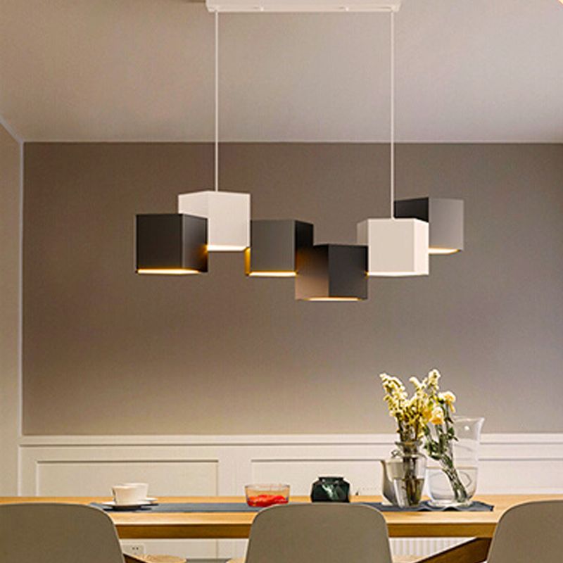 Geometría de estilo moderno Shape Lights Island Lights 6 Light Island Lighting