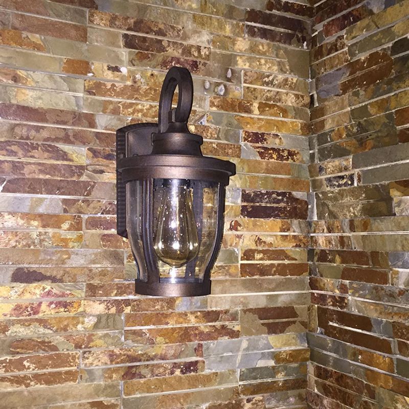 Wall Sconce Light Fixture Industrial Style Glass Shaded Wall Mounted Light Fixture