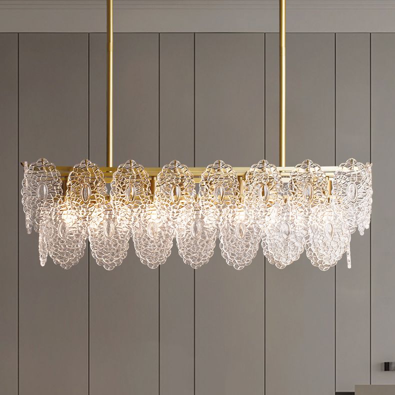 Modern Style Island Light Creative Glass Hanging Light for Dining Room