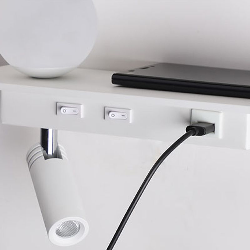 Acrylic Swing Arm Wall Sconce Contemporary 1 Light Wall Mount Light
