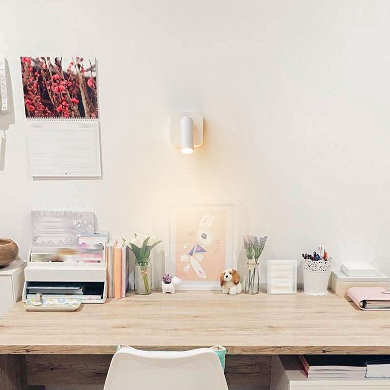 1 Light Geometric Wall Sconces Modern Style Metal Wall Mounted Reading Lights