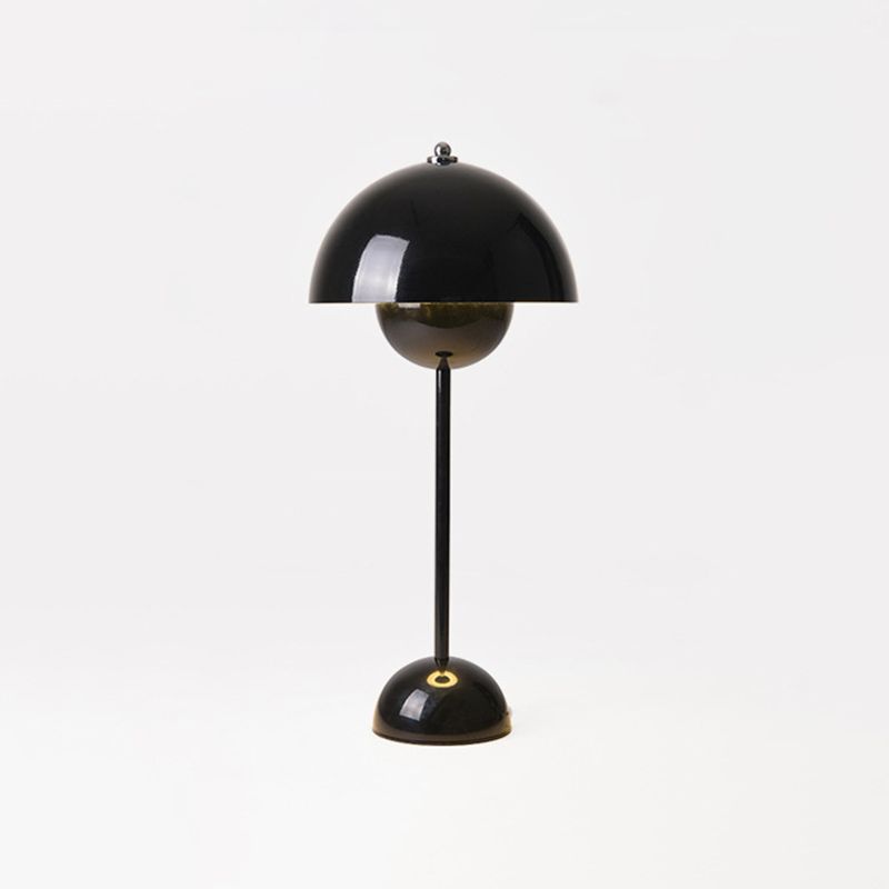 Macaron Dome Shade Table Lamp, Metal Table Light with An On/Off Switch
