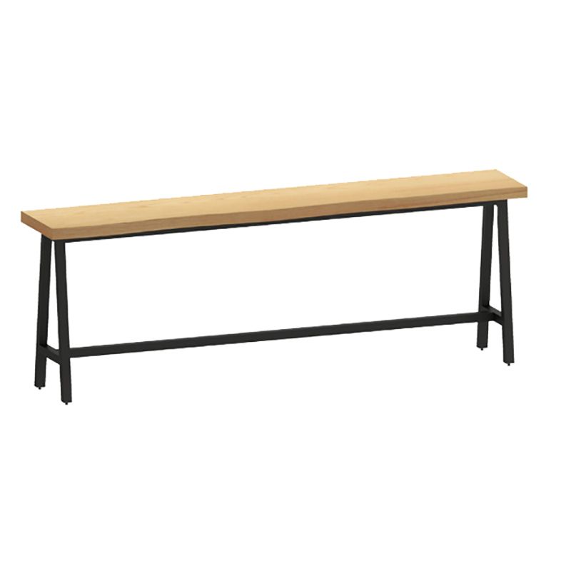 Industrial Style Rectangle Counter Table Wooden Counter Table for Restaurant