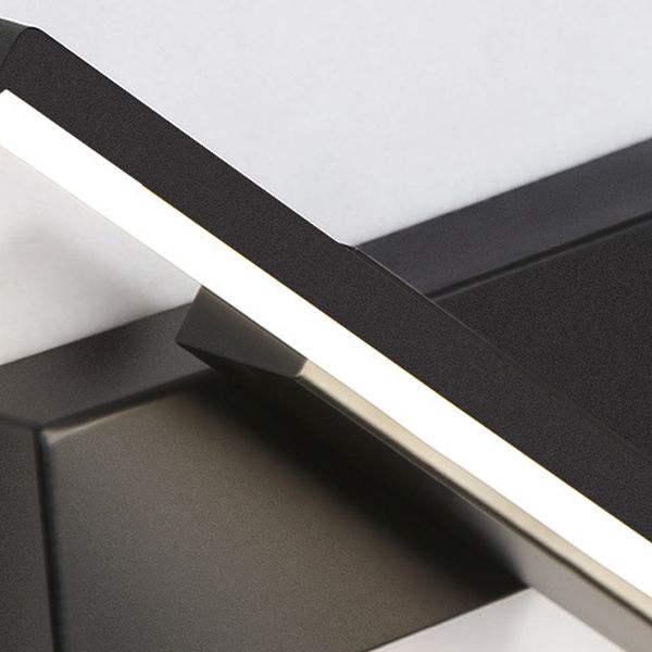 Einstellbare Metall Linear Wandleuchter 1 Licht moderne Wandmontageleuchte