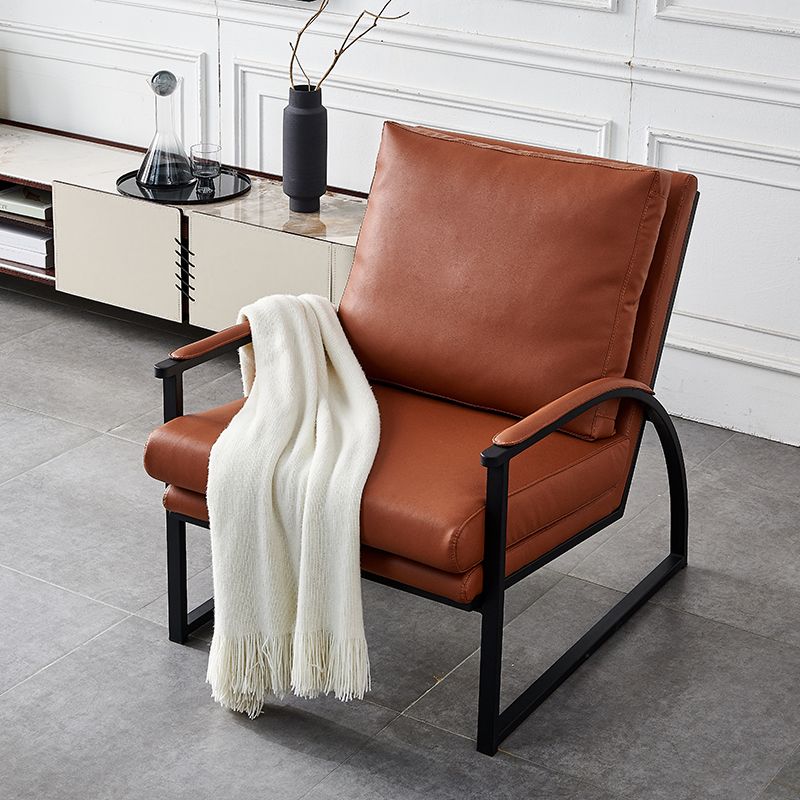 29.53"L x 32.68"W x 30.71"H Contemporary Pillow Top Arms Cushion Back Chair