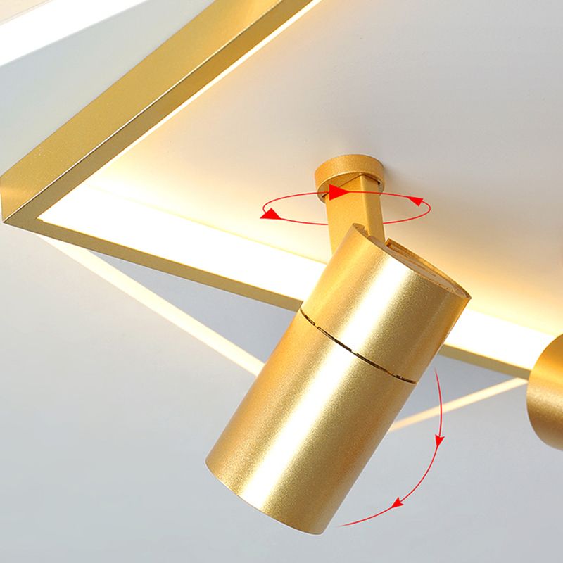 Moderne LED-plafondlamp met inbouwverlichting voor kledingwinkelwoonkamer