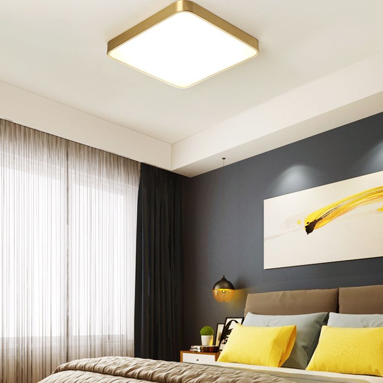 Moderne Unterputz-Deckenleuchten, Deckenleuchte aus Acryl