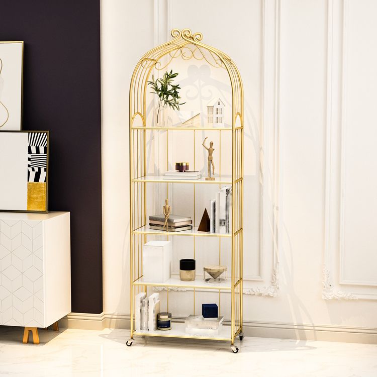 11.81"W Bookshelf Open Back Contemporary Style Bookcase for Home Office