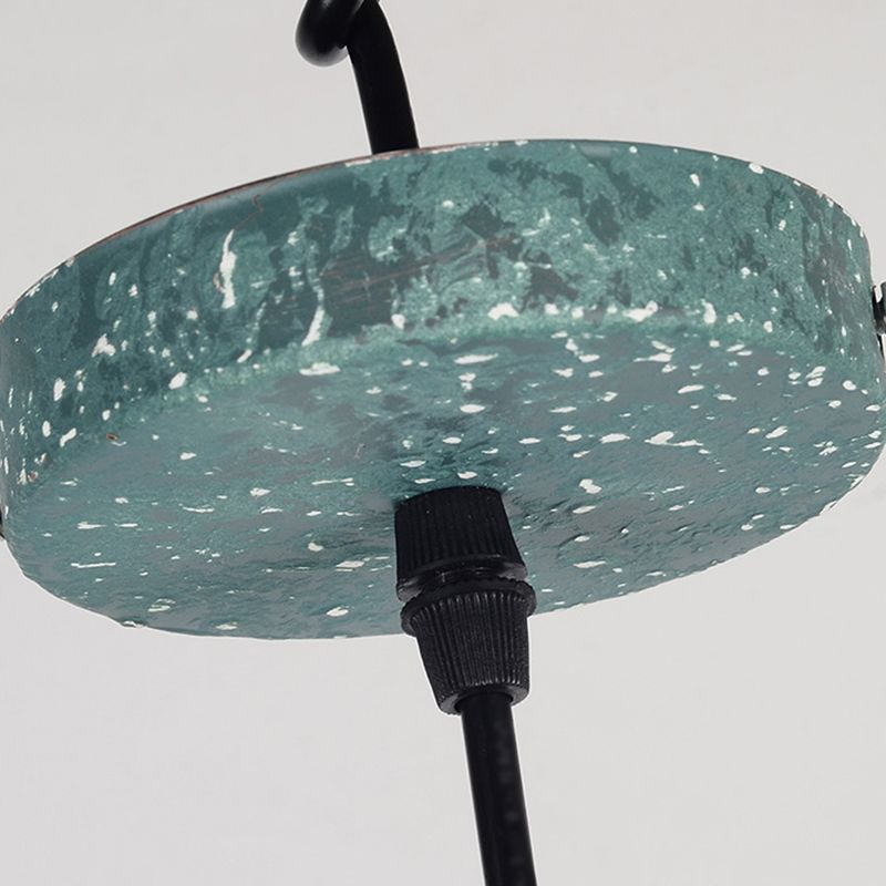 11.8" Wide Dome Hanging Lamp Vintage Industry Style Metal Pendant Light for Bedroom Living Room