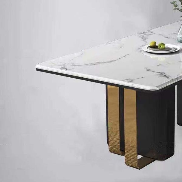 Modern 1/2/5/6/7 Pieces Dining Set Sintered Stone Dining Table Set for Home