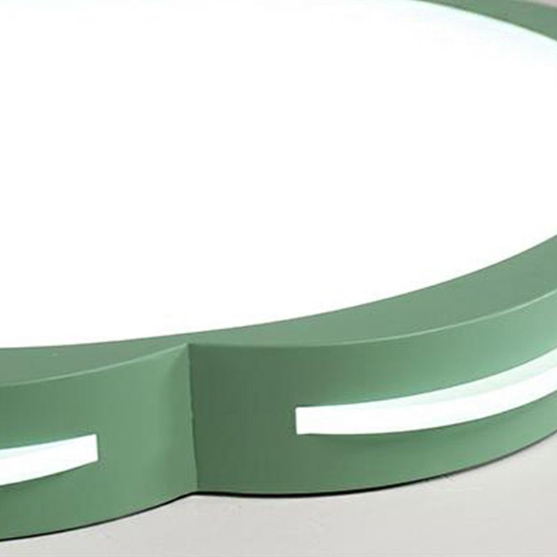 Bedroom Ceiling Lighting LED, Macaron Flush Mount Light with Acrylic Floral Shade for Girls