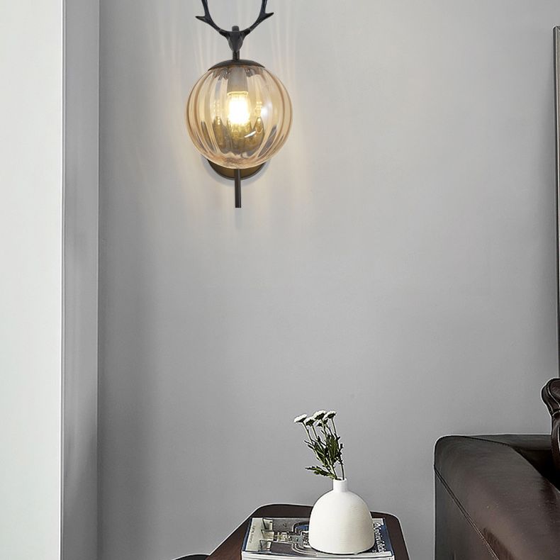 Modern Creative Style Global Wall Light Sconce Glass 1 Sconces Light
