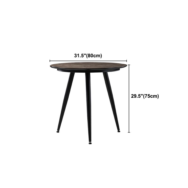 Eettafel in industriële stijl MDF 4 poten Eettafel voor eetkamer