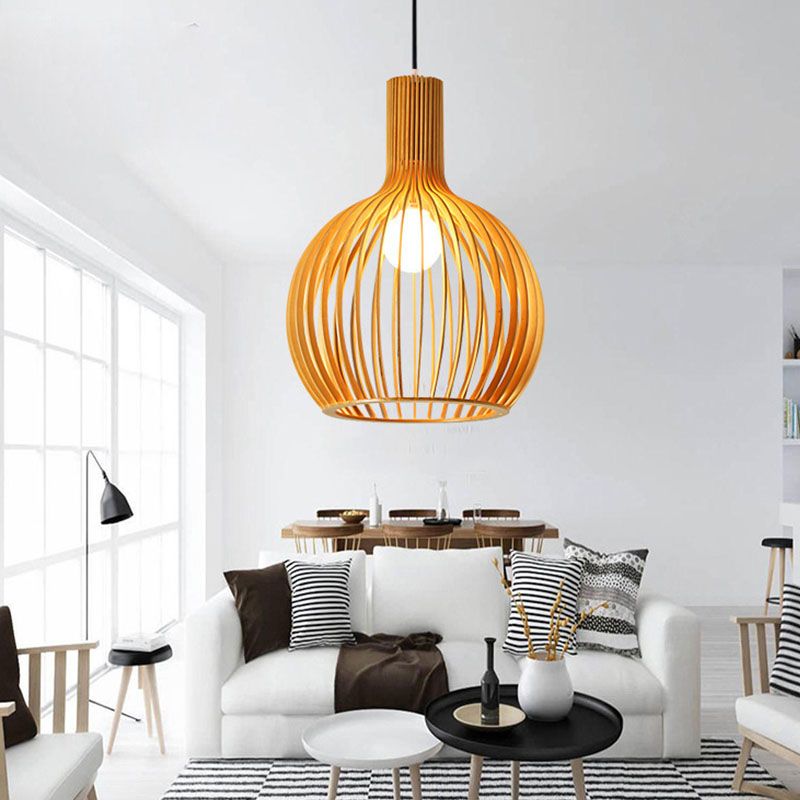 Chinesische Kuppel Anhänger Beleuchtungskörper Rattan Hanges Licht mit hängenden Schnur für das Restaurant
