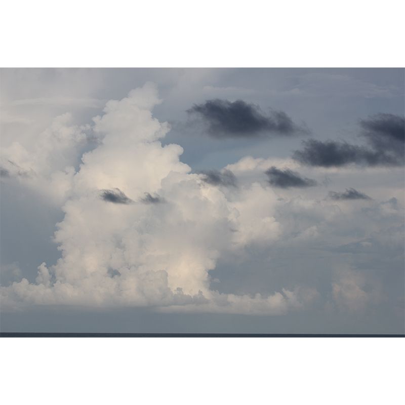 Sky Scenery Wall Murals Moisture Resistant Wall Covering for Living Room