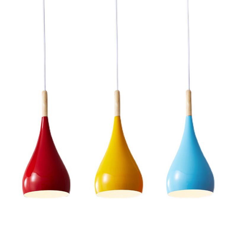 Luce Mini Mini Bell Bell, Luce in metallo Macaron Ampicca singola