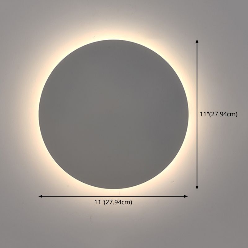 Goldene metallwandmontierte Leuchte moderne Stil kreisförmiger 1 Lichtwandleuchte