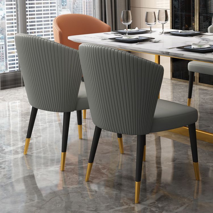 Sedia laterale scandinava interna imbottita sedia sala da pranzo di legno di legno