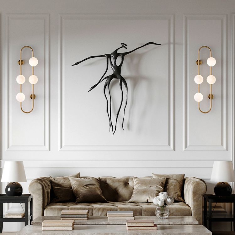 Modern Nordic Minimalist Minimalist Stipical Sconce Sconfietti di vetro Pronchi di vetro