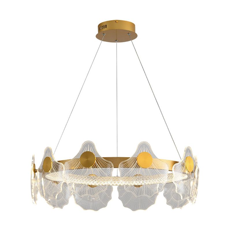 LED Chandelier Light Fixture Modern Simplicity Acrylic Pendant Lighting for Restaurant